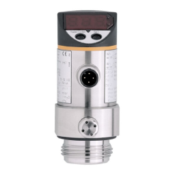 IFM PF2058 Flush pressure sensor Mode d'emploi | Fixfr