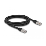 DeLOCK 80127 RJ45 Network Cable Cat.6A S/FTP PE Outdoor 2 m black Fiche technique