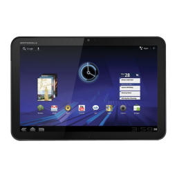 Motorola Xoom Mode d'emploi | Fixfr