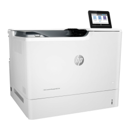 HP Color LaserJet Managed E65160 series Manuel utilisateur | Fixfr