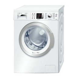 Bosch WAQ28492 Manuel utilisateur | Fixfr