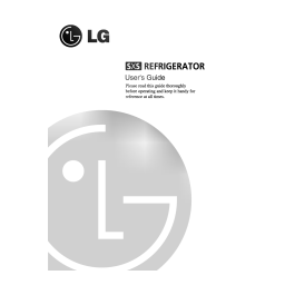 LG GR-P257KGG Manuel du propriétaire | Fixfr