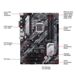 Asus PRIME B460-PLUS Motherboard Manuel utilisateur | Fixfr