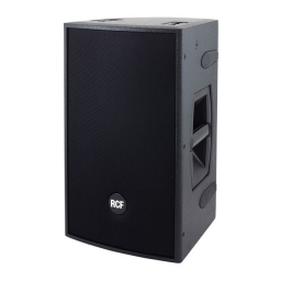 RCF 4PRO 1031-A ACTIVE TWO-WAY SPEAKER spécification | Fixfr