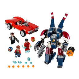 Lego 76077 Iron Man: Detroit Steel Strikes Manuel utilisateur | Fixfr