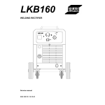 ESAB LKB 160 Manuel utilisateur