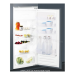 Indesit SZ 12 A1 D/I Refrigerator Manuel utilisateur