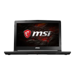 MSI GS43VR PHANTOM PRO (7th Gen) (GEFORCE GTX 1060) notebook Manuel utilisateur