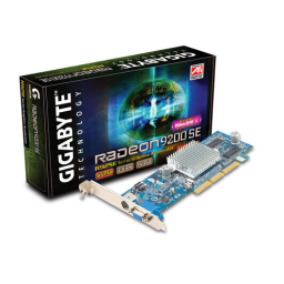 Gigabyte GV-R92S128T Manuel utilisateur | Fixfr