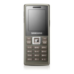 Samsung SGH-M150 Manuel utilisateur