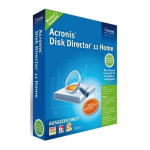 ACRONIS Disk Director 11 Home Manuel utilisateur