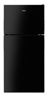 Whirlpool WRT348FMEB 29-3/4 in. 18.24 cu. ft. Top Mount Freezer Refrigerator in Black Une information important | Fixfr