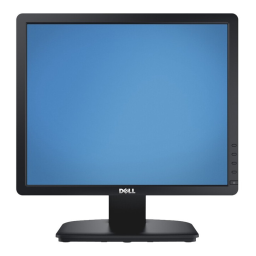 Dell E1713S electronics accessory Manuel utilisateur | Fixfr