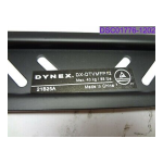 Dynex DX-DTVMFP12 Fixed Wall Mount for Most Flat-Panel TVs Up to 50&quot; Manuel utilisateur