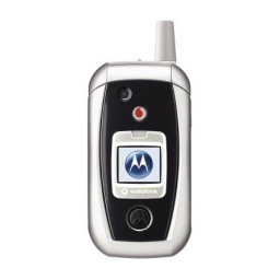 Motorola V980 Mode d'emploi | Fixfr