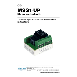 Elsner Elektronik MSG1-UP 24 V PS: Chat IA & PDF | Fixfr