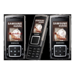 Samsung SGH-E950 Manuel utilisateur