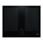 Miele KM 7465 FL Table de cuisson &agrave; induction Manuel utilisateur