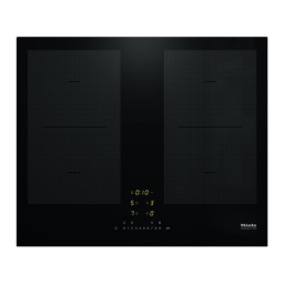 Miele KM 7465 FL Table de cuisson à induction Manuel utilisateur | Fixfr