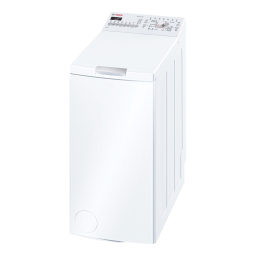 Bosch WOT20254BY Washing machine Manuel utilisateur | Fixfr