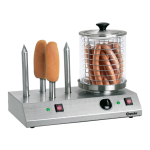 Bartscher A120408 Hot-dog machine, 4 toast sticks Mode d'emploi