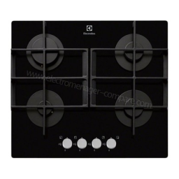 Electrolux EGT6342YOK Manuel utilisateur | Fixfr