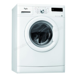 Whirlpool AWOD 4938 Washing machine Manuel utilisateur | Fixfr