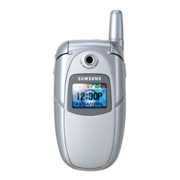 Samsung SGH-E310S Manuel utilisateur | Fixfr