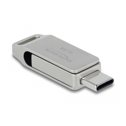 DeLOCK 54073 USB 3.2 Gen 1 USB-C™ + Type-A Memory Stick 16 GB - Metal Housing Fiche technique | Fixfr