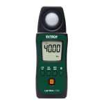 Extech Instruments LT505 Pocket Light Meter Manuel utilisateur