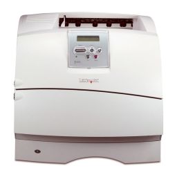 Lexmark T632 Manuel utilisateur | Fixfr