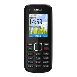 Nokia C1-02 Manuel du propriétaire | Fixfr
