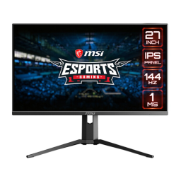 MSI Optix MAG273R MONITOR Manuel du propriétaire | Fixfr