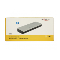 DeLOCK 87725 Thunderbolt™ 3 Docking Station 5K - HDMI / USB 3.0 / USB-C™ / SD / LAN Fiche technique | Fixfr