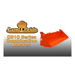 Land Pride CB10 Series Combination Bucket Manuel utilisateur | Fixfr