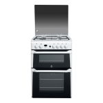 Indesit ID60G2(W) Double Cooker Manuel utilisateur