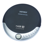 Denver DMP-389 Portable CD/MP3 player Manuel utilisateur