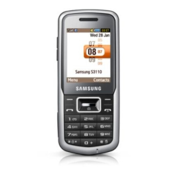 Samsung GT-S3110 Manuel utilisateur | Fixfr