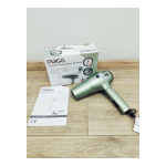 Quigg GT-HDirf-03 Hairdryer, Ionic, retractable cable Manuel utilisateur