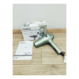 Quigg GT-HDirf-03 Hairdryer, Ionic, retractable cable Manuel utilisateur | Fixfr