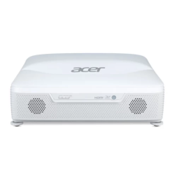 Acer L812 Projector Manuel utilisateur | Fixfr