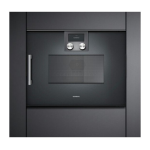 Gaggenau BMP 251 24&Prime; 200 series speed microwave oven Manuel utilisateur