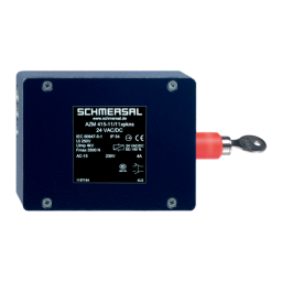schmersal AZM 415-11/11XPKNS 24VAC/DC Solenoid interlock Mode d'emploi | Fixfr