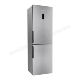 HOTPOINT/ARISTON XH8 T1O X Fridge/freezer combination Manuel utilisateur | Fixfr