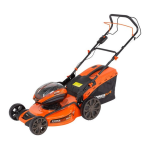 Powerplus POWDPG7568 LAWNMOWER 2X 40V 510MM (NO BATT.) Manuel du propri&eacute;taire