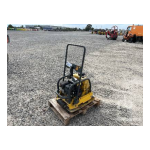 Wacker Neuson WPP1550Aw Single direction Vibratory Plate Manuel utilisateur