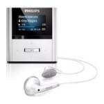 Philips SA2RGA04K/02 GoGEAR Baladeur MP3 Manuel utilisateur