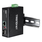 Trendnet RB-TI-PF11SFP Industrial SFP to Gigabit PoE+ Media Converter Fiche technique