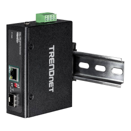 Trendnet RB-TI-PF11SFP Industrial SFP to Gigabit PoE+ Media Converter Fiche technique | Fixfr