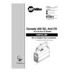 Miller DYNASTY 200 SD Manuel utilisateur